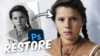 Learn the 1-Click RESTORE and Colorize technique in this Adobe Photoshop Tutorial