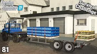 SELLING THE FIRST PALLETS OF REFINED SUGAR Survival Challenge FS22 Hinterland Ep 81