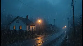 Rain Sounds For Sleeping - Sleep Instantly With Heavy Rain & Cozy Rural Ambience