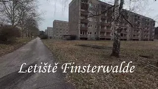 Panel&aacute;ky leti&scaron;tě Finsterwalde. ГСВГ аэродром Финстервальде, жилые дома.