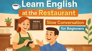 Learn English at the Restaurant 🍽️ Slow Conversation for Beginners | English Slow Listening