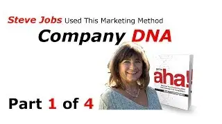 How Steve Jobs Branded & Positioned Apple - Video 1 of 4 - Revealed In The Book Get To Aha