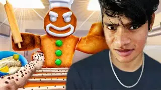ESCAPING the EVIL GINGERBREAD CHEF | Roblox Obby