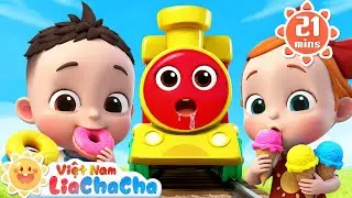 🚂 Tàu hỏa toot toot chở đầy món ngon | Bài hát Toot Toot | LiaChaCha - Ca Nhạc Thiếu Nhi Việt Nam