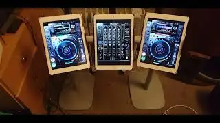 3 x Ipads Running Virtual Dj Remote App