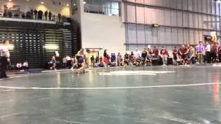 Darian Cruz Lehigh  tech fall over Francesco Satriale Bucknell University