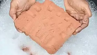 ASMR very soft sand ❣️ dirt gritty mixdfull dasty paste play dipping crumble in 🌊🥶💦