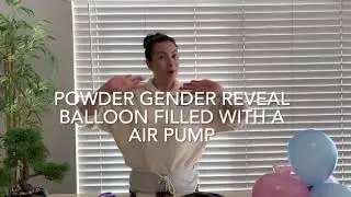 How to fill a  Powder Gender Reveal balloon
