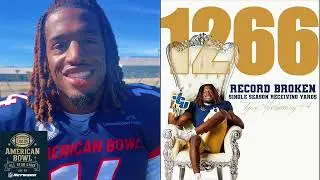 Tyren Montgomery of John Carroll Univ. TORCHES D-1 talent at The American Bowl Practice | 15 TD&rsquo;s