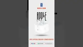 Mobile Zoom: Apple 20W USB-C Adapter ⚡ #MobileZoom #Apple #Charger #20W #Lahore #Original