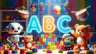 ABC Song with Dancing Toys | বাংলা&ndash;ইংরেজি Alphabet Song | A to Z Learning for Kids