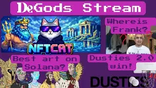 DeGods best art on Solana? The NFT Cat stream
