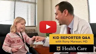 Kid Reporter Q&A with Dr. Rony Marwan