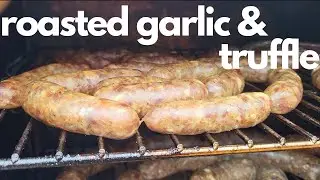 Venison Sausage With Roasted Garlic and Truffle Salt | Gourmet Woodsman