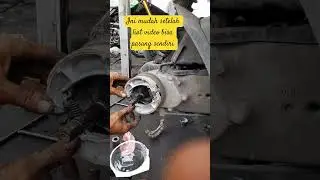 cara pasang kampas rem belakang vario125 #otomotip #tutorual #bengkelmotor