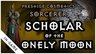 Scholar of the Lonely Moon | Diablo IV Cosmetics (Sorcerer) | In-Game (4K) | 2,000 Platinum
