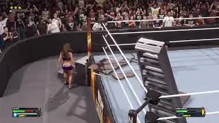 WWE 2k24 - Lauren Knight Vs Rhea Ripley (TLC Women’s Chanpionship Match)