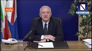 Coronavirus, De Luca: «Campania prima regione a uscire da Covid, stiamo facendo un miracolo»