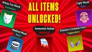 UNLOCKING EVERY ACCESSORIES IN DEMON BLADE ROBLOX