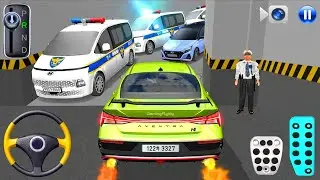 New Elantra N car Stuck in Parking Garage - 3D Driving Class 2025 - 3D Driving Class - Car Game