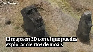 Un mapa 3D para explorar los mo&aacute;is de la Isla de Pascua