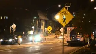 Lighted crosswalks