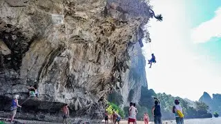 Tonsai Playboy 7a+ - Krabi, Thailand Rock Climbing