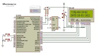 DS1307 Interface with PIC16F887 microcontroller – CCS C compiler | Electronics Developer