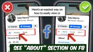 How to See Someone's Facebook About info Not Showing in the New Facebook Update 