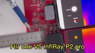 Сравнение тепловизионной камеры смартфона FLIR ONE Pro и Infiray P2 pro
