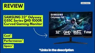 Обзор изогнутого игрового монитора Samsung Odyssey G55C с диагональю 32 дюйма и QHD | 165 Гц, 1 м...