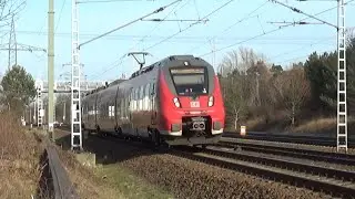 Züge bei Schönefeld b Berlin und Blankenfelde