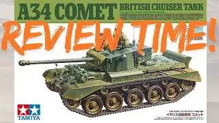 Unboxing & Review: Tamiya 2022 A34 Comet + TRex Studios 3D Upgrades #tamiya #ww2 #scalemodel