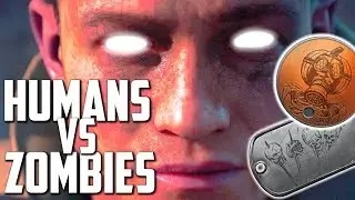 Humans VS Zombies (MELEE ONLY) | Battlefield 1 Halloween Custom Gamemode