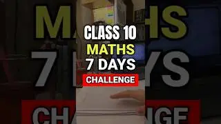 class 10 maths 7 Days challenge 🔥| class 10 maths | #shorts #class10