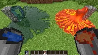 Реалистичная лава против воды в майнкрафте | realistic lava vs water in minecraft #Minecraft