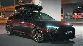 Midnight Audi RS4 Vossen HF5