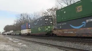 NORFOLK SOUTHERN EMD SD70ACE Southbound Intermodal Container Train