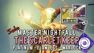 Solo Master Nightfall - Scarlet Keep - Flawless Platinum Warlock, season 22 #destiny2 #nightfall