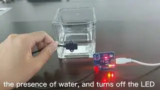 Non-contact liquid level sensor detects water#liquidlevelsensor #electronic #electronicproduct