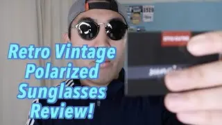 Vintage Retro Polarized Round Frame Sunglasses Review!