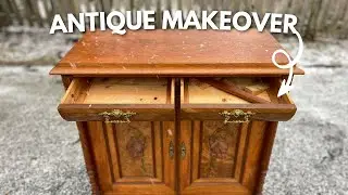 Transforming Swedish Antique Buffet with Paint | DIY Furniture Flip