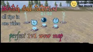 Perfect 1v1 wow map watch full tutorial #100kvews #100ksubscribers #viralpubg #pubgmnextstarprogram 