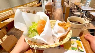 Japanese Salaryman Cheap Lunch at Freshness Burger | Classic Cheeseburger Set ($8.22 / &yen;1,280)
