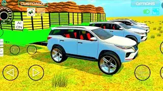 Toyota Fortuner Fleet 😱 Towing Sack Trolley | Indian Vehicle Simulator 3d Games