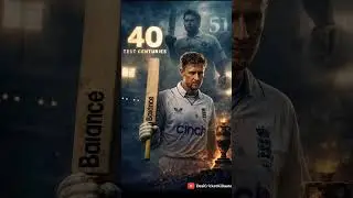 Joe root at 40 centuries only 11 centuries behind Sachin Tendulkar #test #cricket #ashes #viral