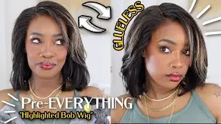 HIGHLY RECOMMEND! Pre-everything Drawstring Wig For BEGINNERS!| Highlighted 9x6 HD Lace Wig