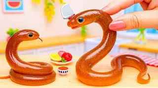 Ловля угря в реке и его приготовление 🐍Как приготовить хрустящего жареного миниатюрного французск...