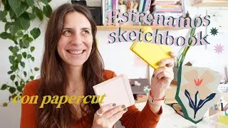 ✨ Estrenamos juntas un sketchbook para llenarlo de collages, papercut, pinturas y mucho craft 👩🏻‍🎨💥