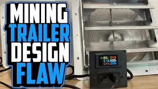 Changing the Exhaust System inside the Crypto Mining Trailer... Here's why